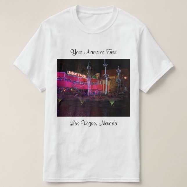 Bateau pirate de l'île au trésor #2 T-shirt (Design devant)