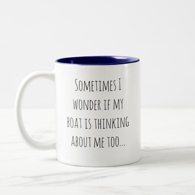Bateau Propriétaires Mug (Gauche)