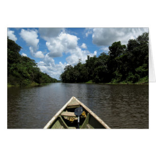 Bateau sur l'Amazonie
