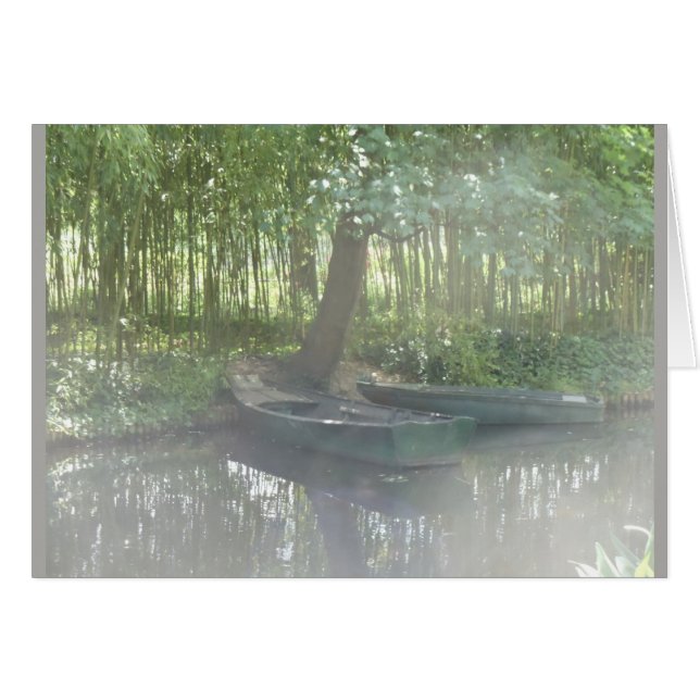 Bateaux à rames au jardin de Monet, France (Devant horizontal)