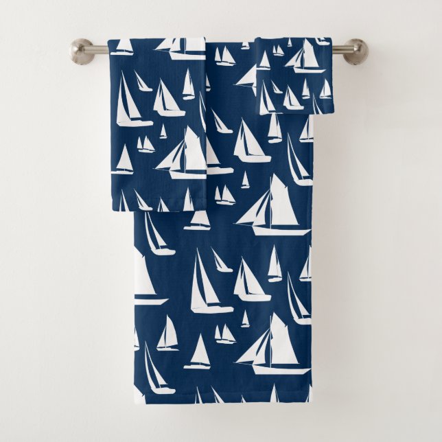 Bateaux à voile Bleu marine (En situation)