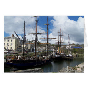 Bateaux à voile Charlestown Harbour Cornwall Photo