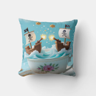 Bateaux de pirates fantaisistes dans Coussin de Ta