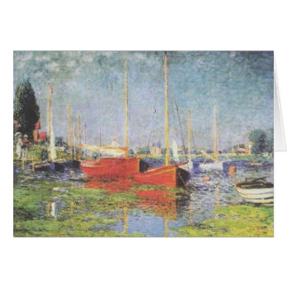 Bateaux rouges à Argenteuil