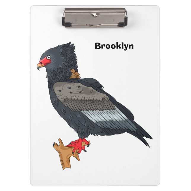 Bateleur Eagle Illustration Klemmbrett (Vorderseite)