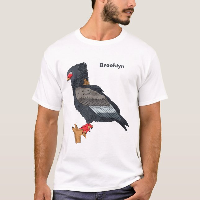 Bateleur Eagle Illustration T-Shirt (Vorderseite)