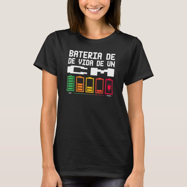 Bateria De Vida De Un Cm T-Shirt (Vorderseite)