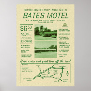 Bates Motel Advertising Poster