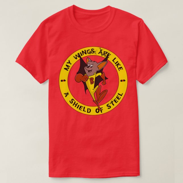 Batfink meine Flügel sind wie ein Schild von SL T-Shirt (Design vorne)