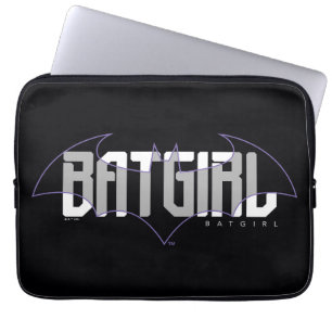 Batgirl Hi-Tech Name Grafik Laptopschutzhülle