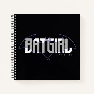 Batgirl Hi-Tech Name Grafik Notizbuch