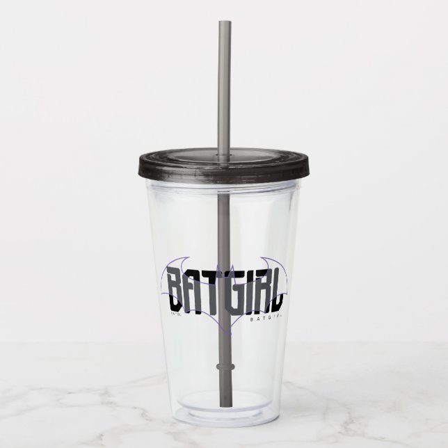 Batgirl Hi-Tech Name Graphic Acryltrinkbecher (Vorderseite)
