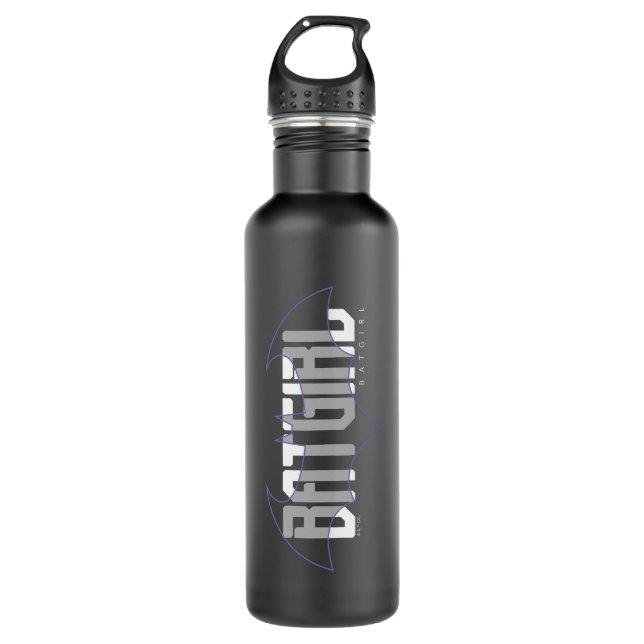 Batgirl Hi-Tech Name Graphic Edelstahlflasche (Vorderseite)