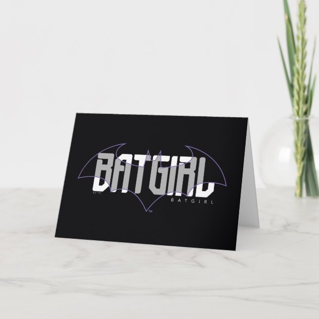 Batgirl Hi-Tech Name Graphic Karte (Vorderseite)