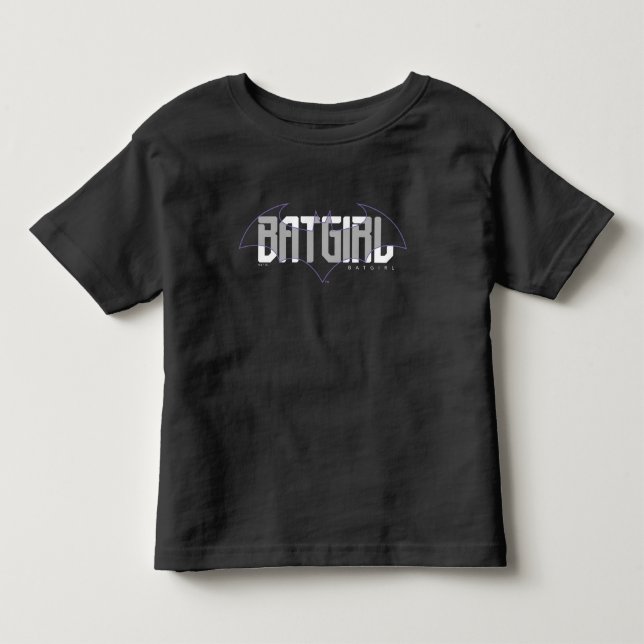 Batgirl Hi-Tech Name Graphic Kleinkind T-shirt (Vorderseite)