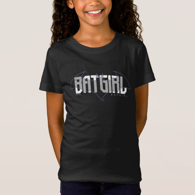 Batgirl Hi-Tech Name Graphic T-Shirt (Vorderseite)