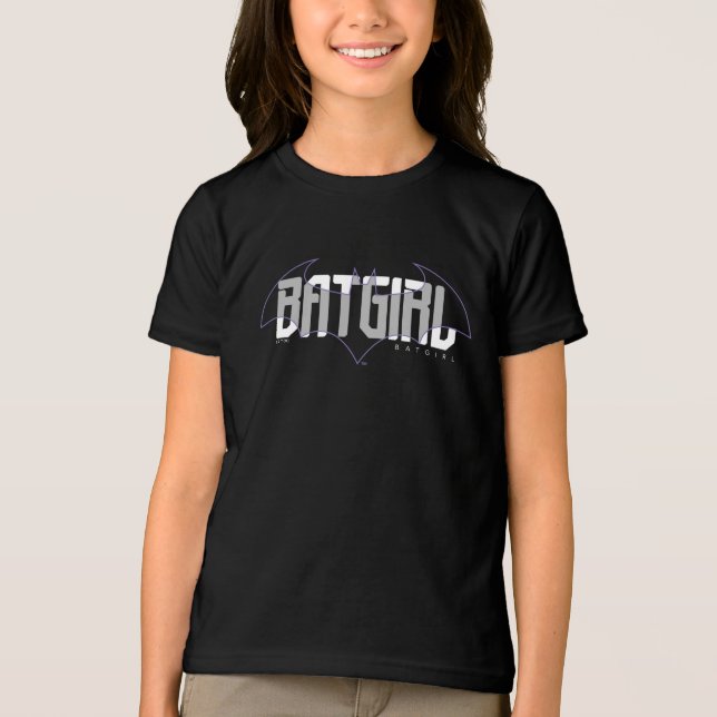 Batgirl Hi-Tech Name Graphic Tri-Blend Shirt (Vorderseite)