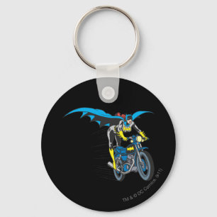 Batgirl im Batcycle Schlüsselanhänger
