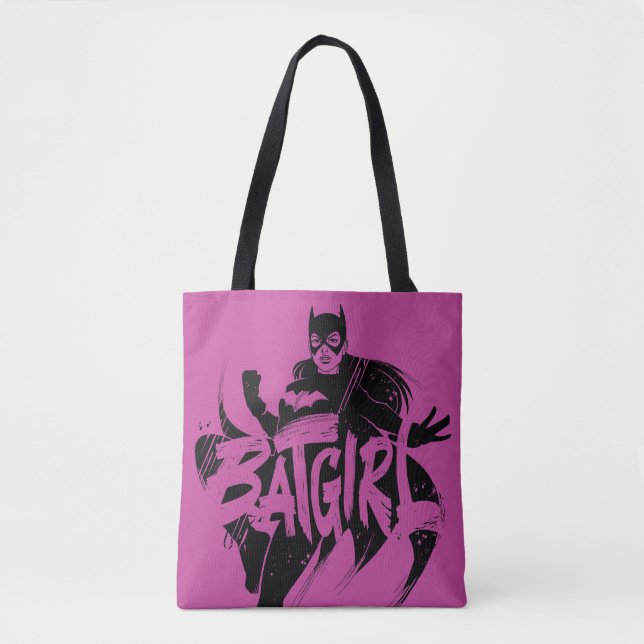 Batgirl Ink Brush Name Tasche (Vorderseite)
