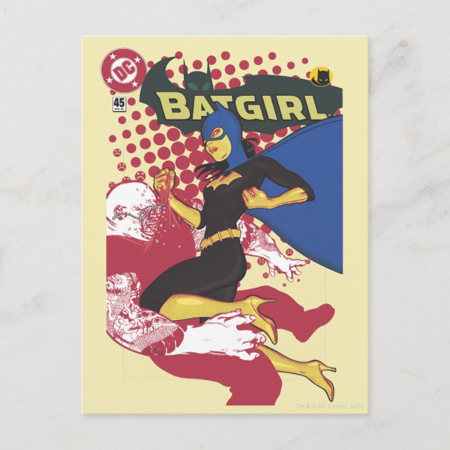 Batgirl Postkarte (Vorderseite)