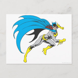 Batgirl Runs Postkarte