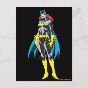 Batgirl Stands Postkarte