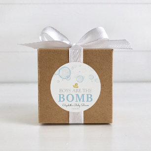 Bath Bomb Baby Dusche Rubber Duck Gevor Tag Runder Aufkleber