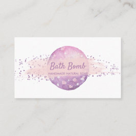 Bath Bomb Natural Soap Spa Visitenkarte