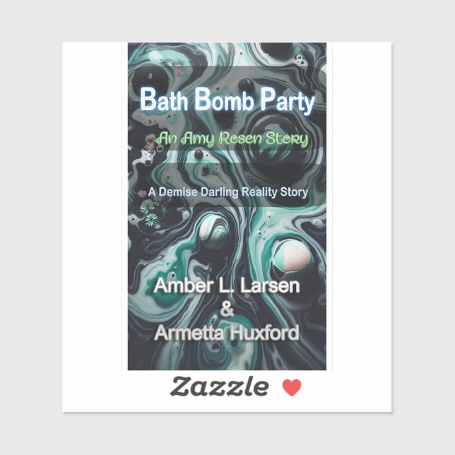 Bath Bomb Party Cover Sticker (Blatt)