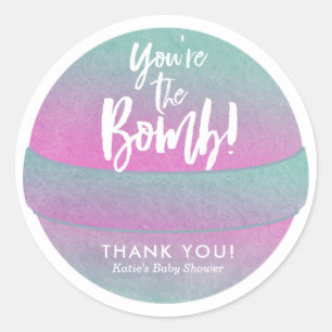 Bath Bomb Stickers Dusche Gunst Sticker Sticker