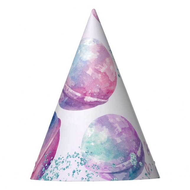 Bath Bombe macht Party Partyhütchen (Vorderseite)