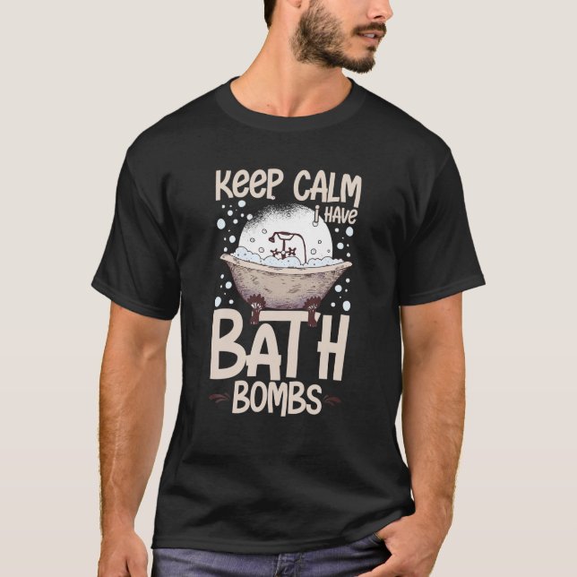 Bath Bomben Baden Bombe Bubble Lavender T-Shirt (Vorderseite)