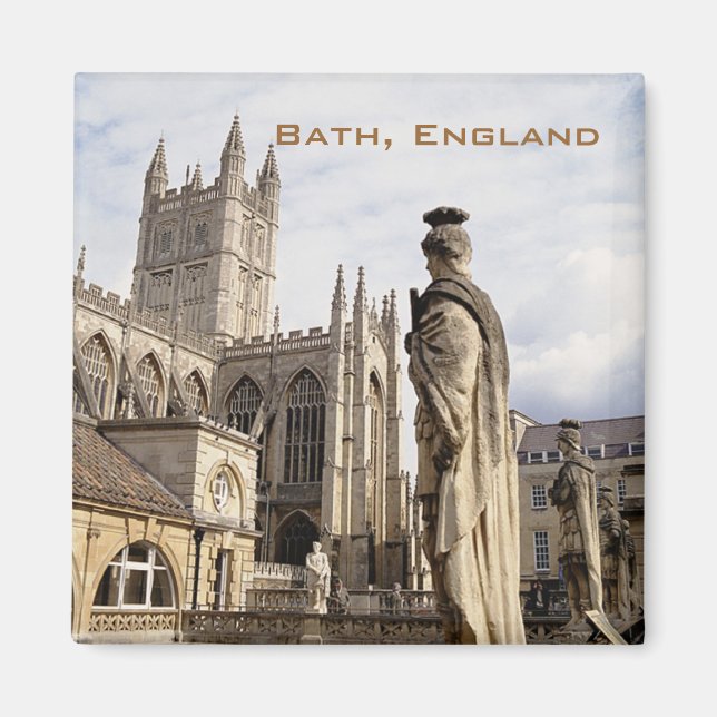 Bath England Travel Souvenir Frigo Magnet (Devant)