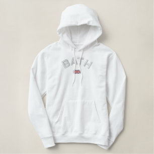Bath Hoodie - Bath City England Bestickter Hoodie