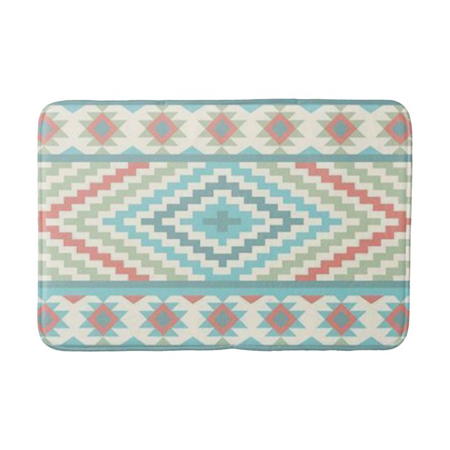 Bath Mat/Aztec Tribal Muster Badematte (Vorderseite)