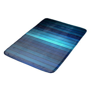 Bath Mat/Blue Strips Badematte