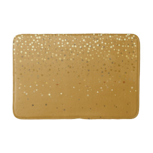 Bath Mat-Golden Dusche der Sterne Orche Badematte