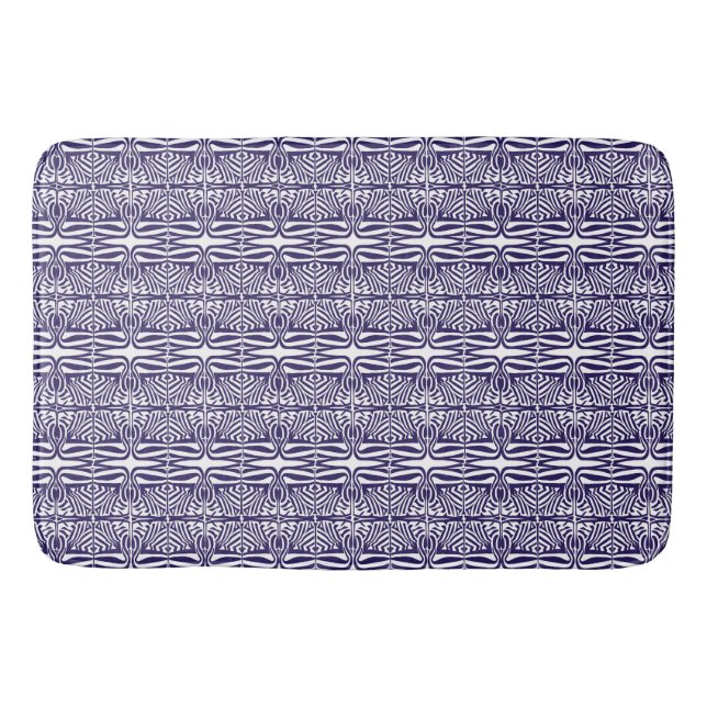 Bath Mat Lila Ornament Badematte (Vorderseite)