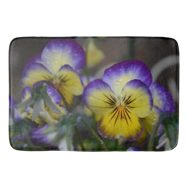Bath Mat/Lila Pansy Badematte (Vorderseite)