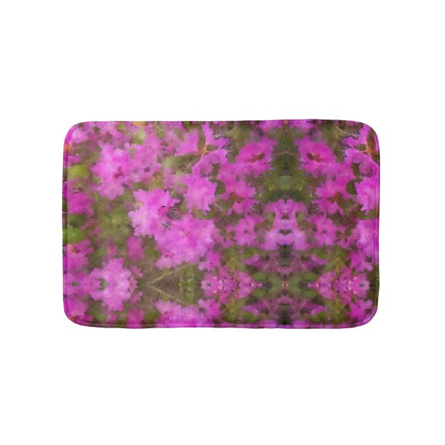 Bath Mat Lila Rhododendren Badematte (Vorderseite)