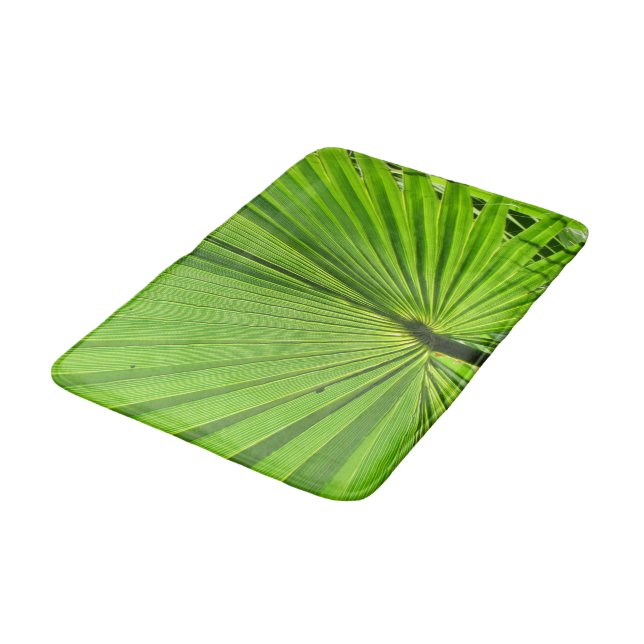 Bath Mat - Palm Frond Badematte (Schrägansicht)