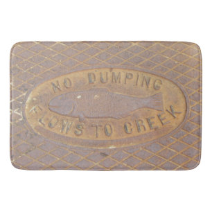 Bath Mat - Street Architecture Fish Badematte