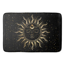 Bath Mat - Sun Moon Stars