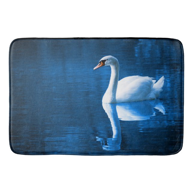 Bath Mat/Swan Badematte (Vorderseite)