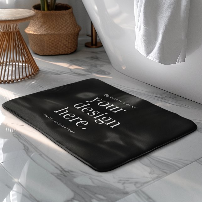 Bath Mat Your Design Upload Badematte (Your own bath mat creation, simply upload your photo or design artwork from Photoshop, Canva & more!)