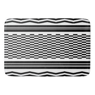 Bath Mat/Zig Zags und Checked Badematte
