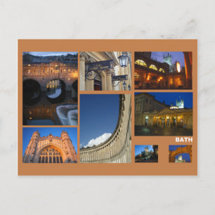 Bath Multi-Image Postkarte