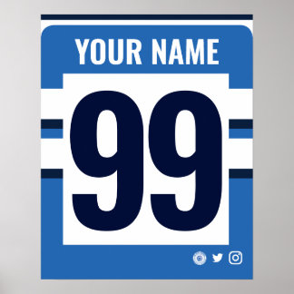 Bath Personalisiert Rugby Shirt Poster