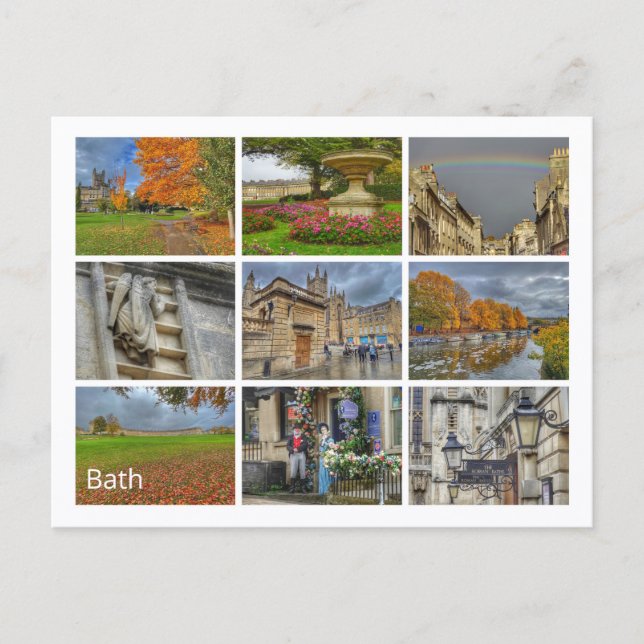 Bath Postkarte (Vorderseite)