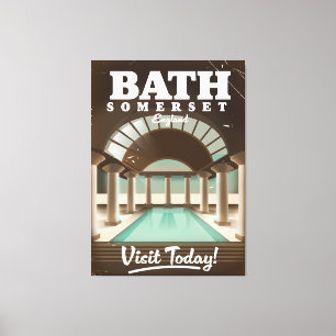 Bath Somerset England Reiseplakat Leinwanddruck